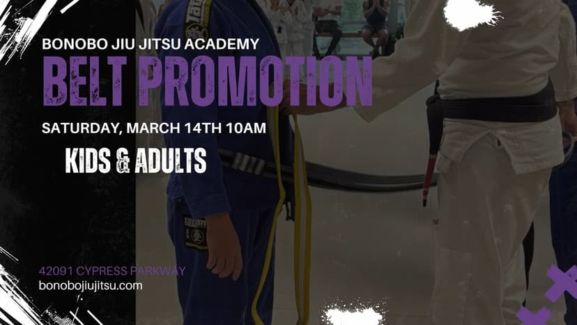 BJJ Belt Promotion