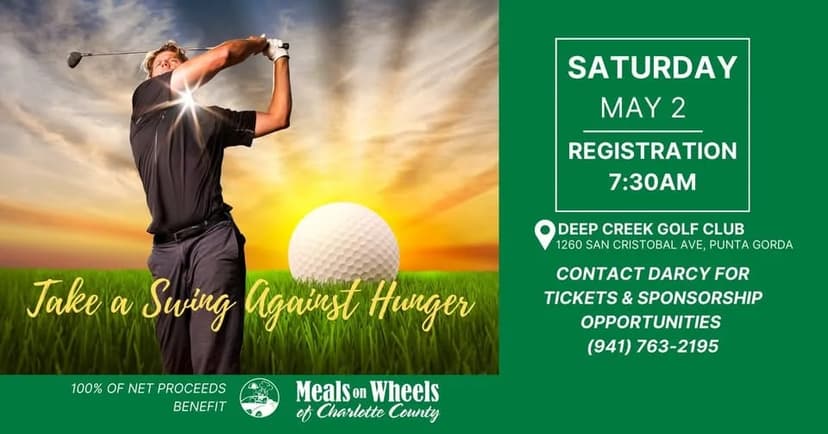 Take a swing against hunger